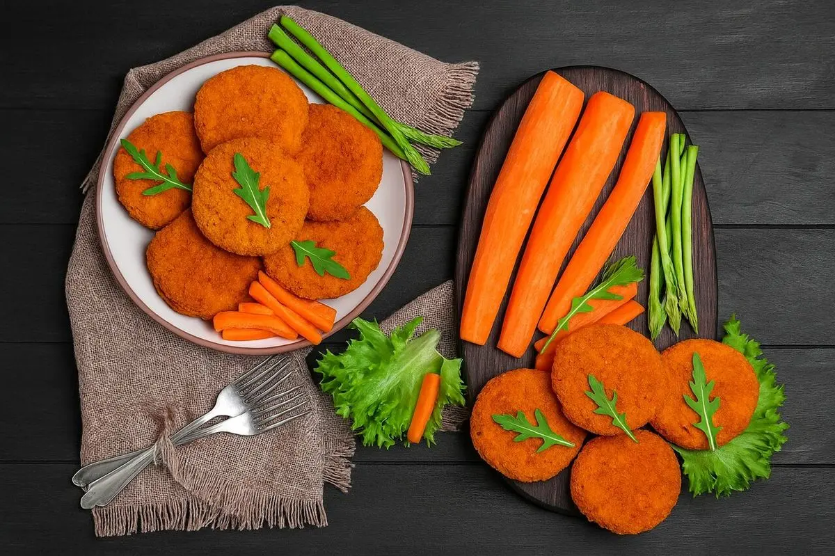 طرز تهیه کوکو هویج بدون سیب زمینی