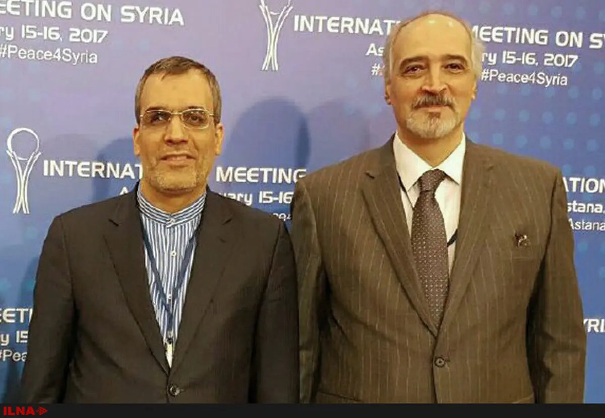 جابری انصاری و بشار الجعفری دیدار کردند