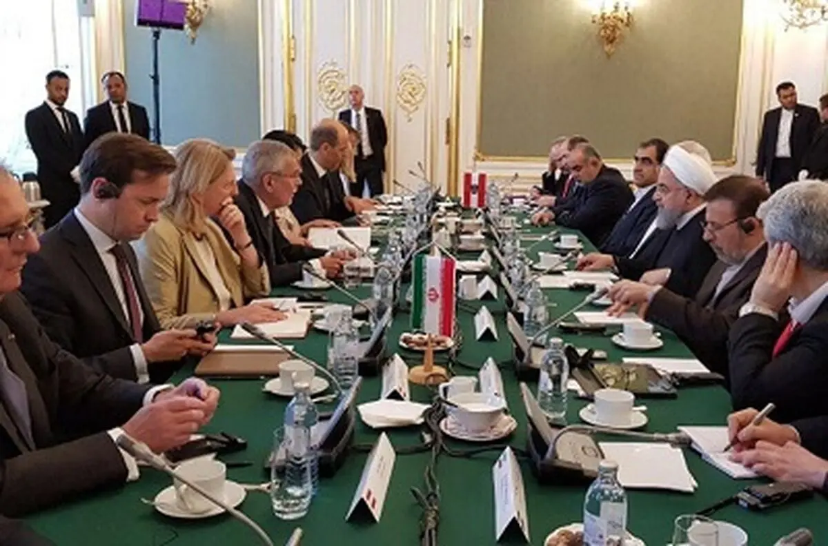 High-ranking Iran-Austria delegations hold talks