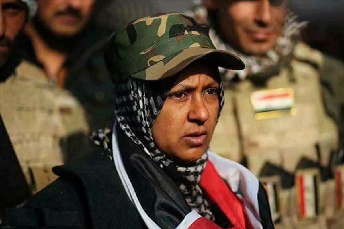 شیرزن حشد الشعبی به شهادت رسید + تصاویر