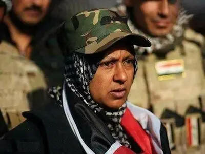 شیرزن حشد الشعبی به شهادت رسید + تصاویر
