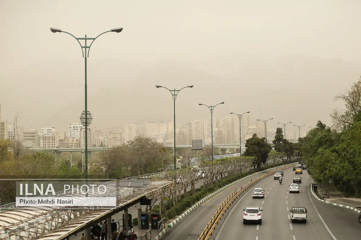 ۱۹ ایستگاه سنجش کیفیت هوای تهران در وضعیت قرمز