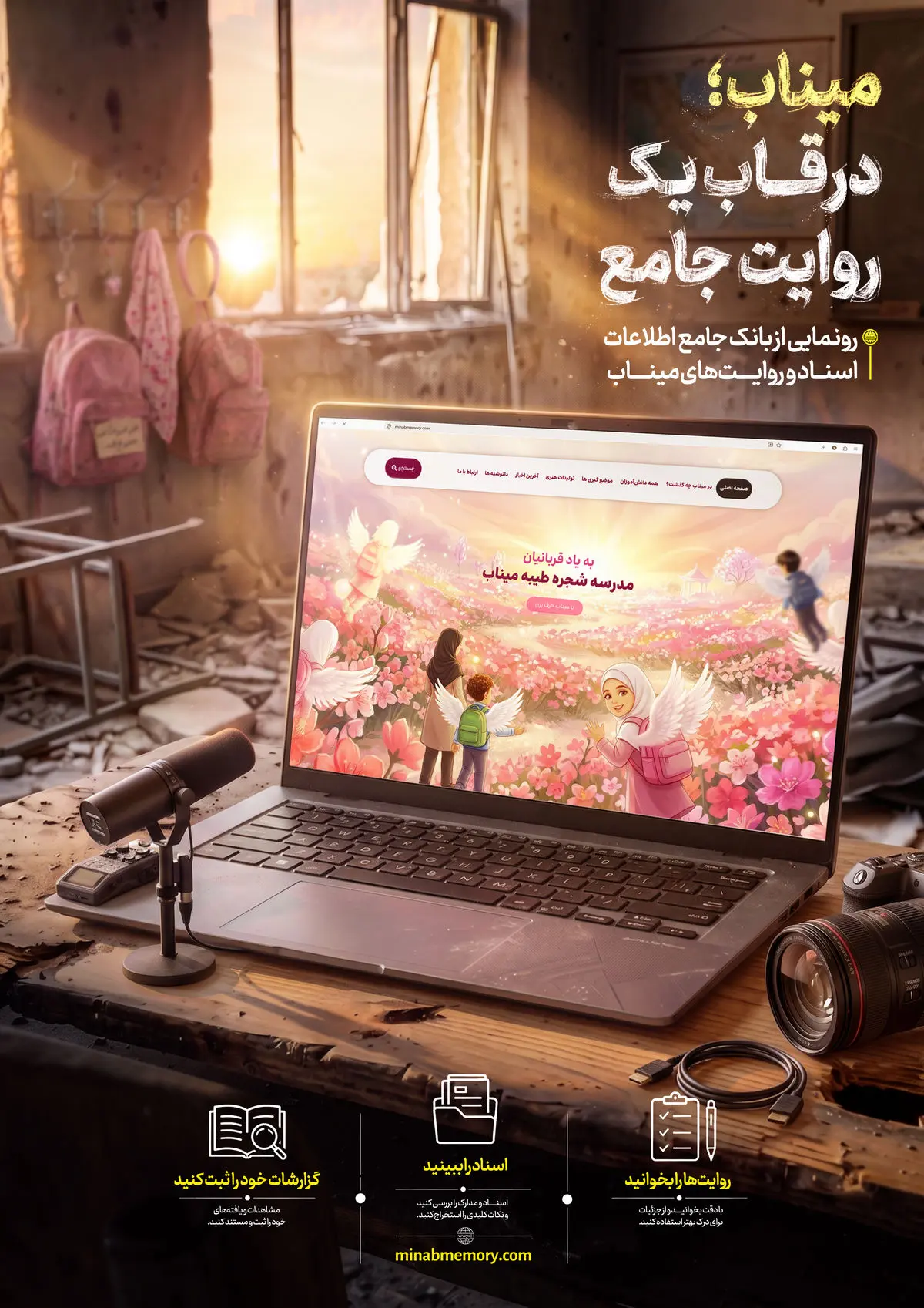 رونمایی از بانک جامع اطلاعاتی میناب/ میناب؛ در قاب یک روایت جامع