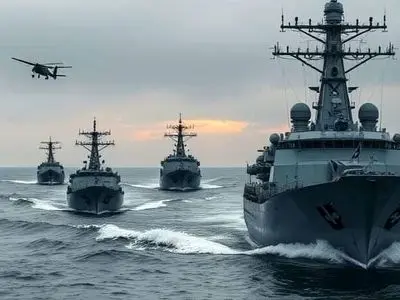 ایران، روسیه و چین کشتی‌های خود را به تنگه هرمز اعزام کردند