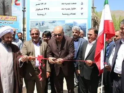 افتتاح طرح تامین آب شرب روستای مخین خوی