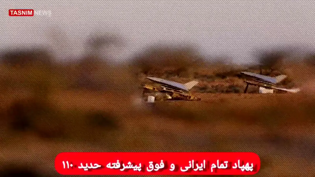 لحظاتی از آماده‌سازی و شلیک پهپاد ایرانی + فیلم