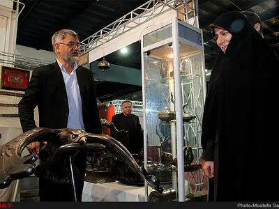 افتتاح نمایشگاه عیدانه صنایع دستی با حضور زهرا احمدی پور، رییس سازمان میراث فرهنگی، صنایع دستی و گردشگری