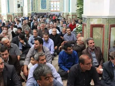 مراسم هفتمین روز درگذشت مادر منصوری آرانی برگزار شد