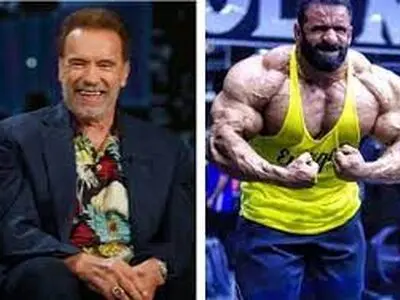 دیدار هادی چوپان با آرنولد+ فیلم