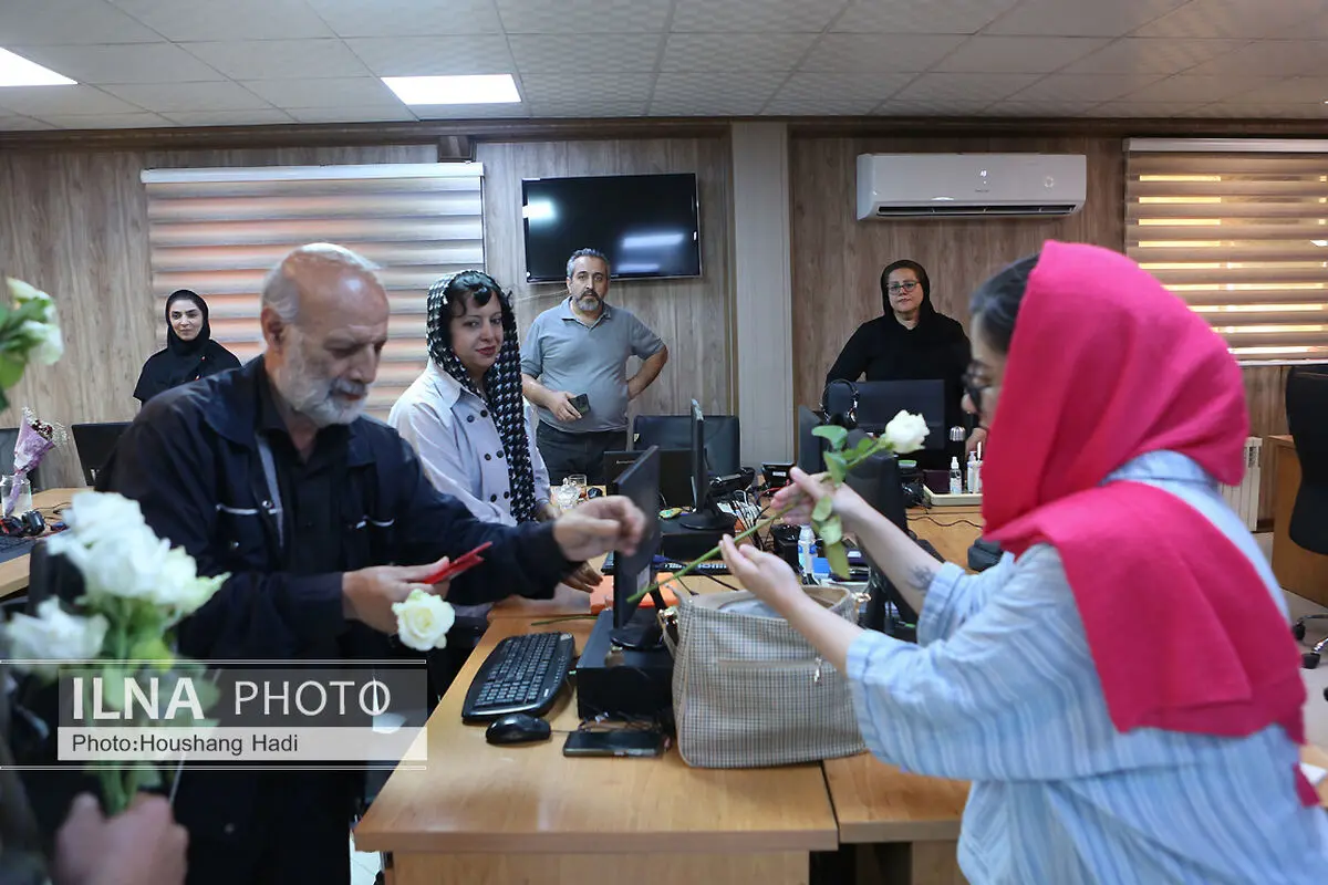 حضور دبیرکل خانه کارگر در ایلنا به مناسبت روز خبرنگار
