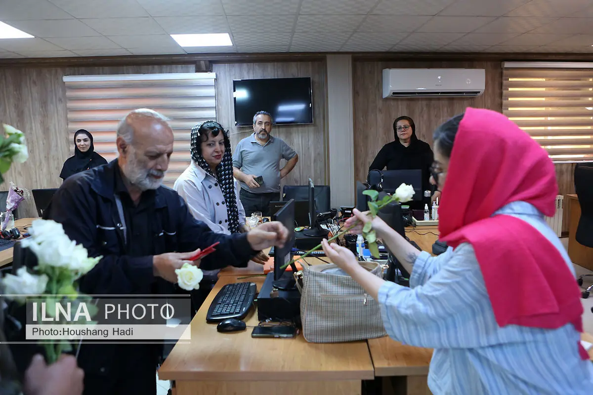 حضور دبیرکل خانه کارگر در ایلنا به مناسبت روز خبرنگار