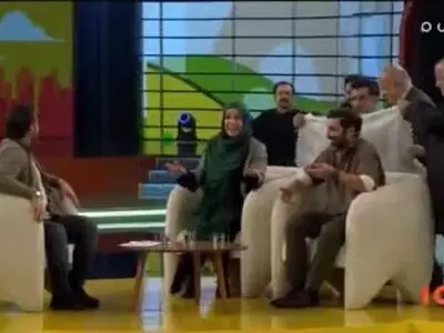 سالگرد ازدواج الیکا عبدالرزاقی و امین زندگانی در برنامه تلویزیونی + فیلم