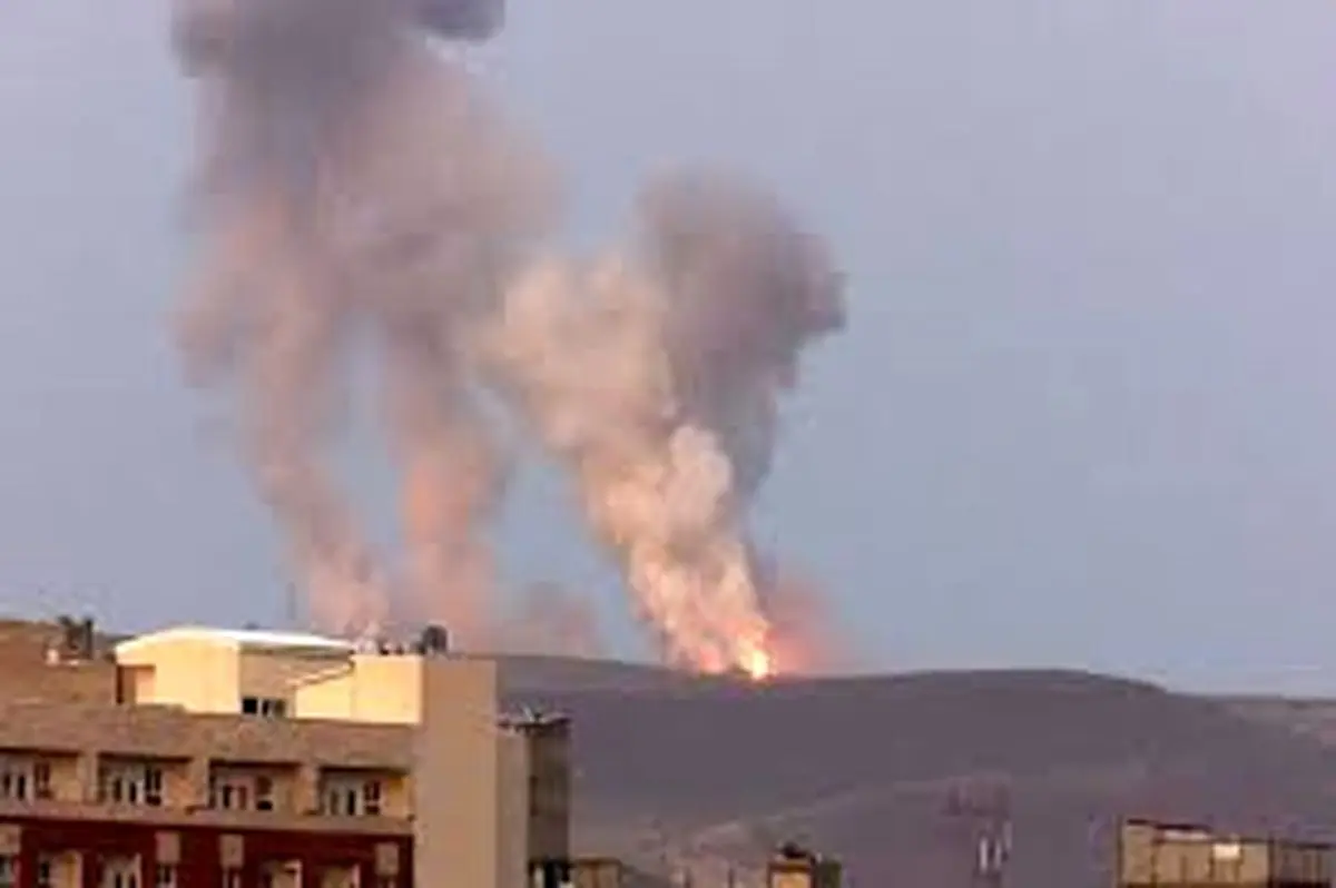 لحظه حمله به سایت پدافندی ارتش در تبریز + فیلم