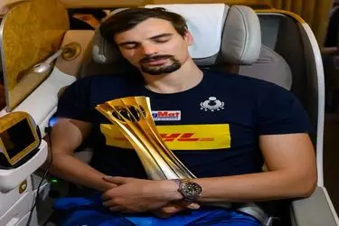 خواب راحت کاپیتان ایتالیا با جام قهرمانی: شب همگی به خیر!