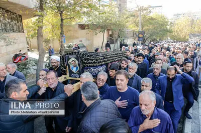 مراسم تشییع محمدمهدی صدیقی