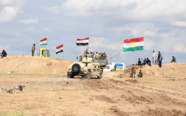 عملیات مشترک پیشمرگه و ارتش عراق علیه داعش در منطقه گرمیان
