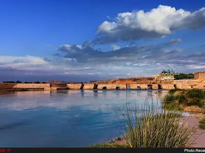 اثر تاریخی بندمیزان شوشتر مرمت اضطراری شد