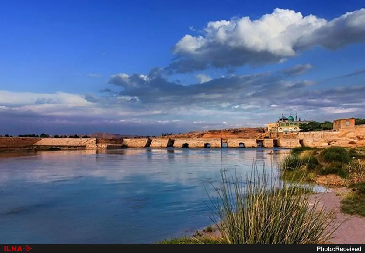اثر تاریخی بندمیزان شوشتر مرمت اضطراری شد