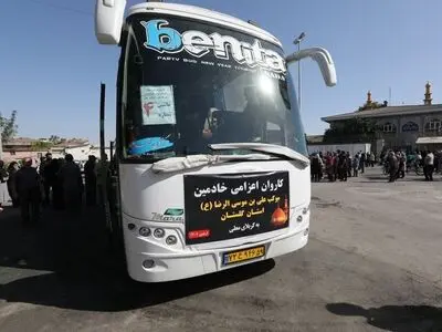 ۲۲۰ نفر از خادمان موکب علی‌ابن موسی‌الرضا (ع) گلستان به عراق اعزام شدند