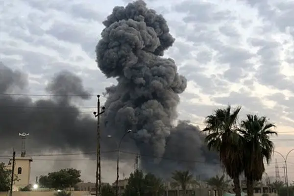 العراق.. انفجار بمقر للحشد الشعبي في قاعدة کالسو العسکریة شمال محافظة بابل