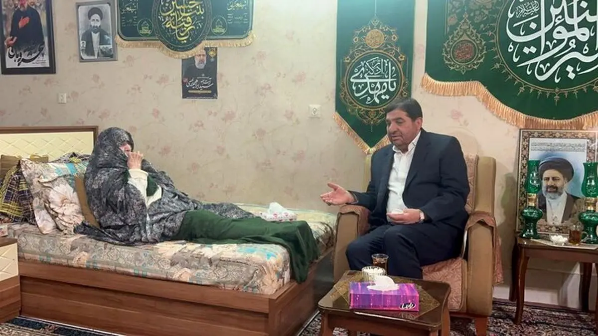 ادای احترام و تجلیل «مخبر» از مادر شهید آیتالله رئیسی