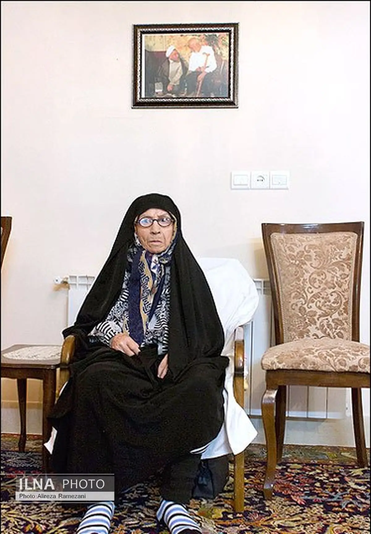 عکس/ مادر حسن روحانی