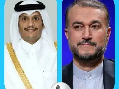وزیرا خارجیة إیران وقطر یؤکدان ضرورة تعزیز العلاقات الثنائیة