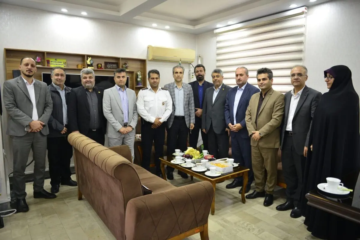 حضور مدیران ارشد سازمان منطقه آزاد انزلی در بخش خشکبیجار