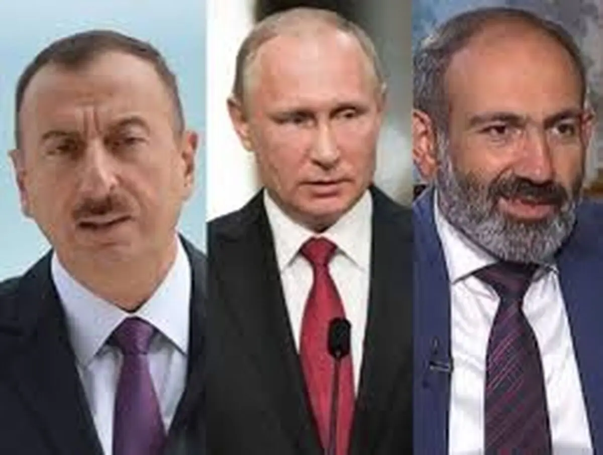 گفت‌وگوی تلفنی پوتین با علی‌اف و پاشینیان