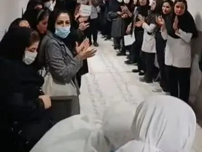 اعتراض پرسنل بیمارستان امام خمینی اهواز