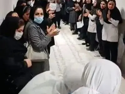 اعتراض پرسنل بیمارستان امام خمینی اهواز