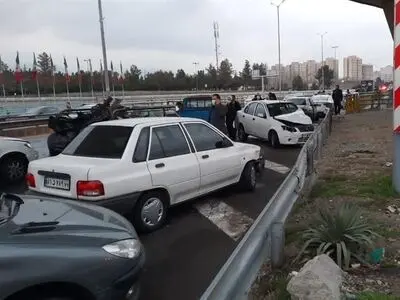 ۵ مصدوم در تصادف اتوبان شهید خرازی اصفهان