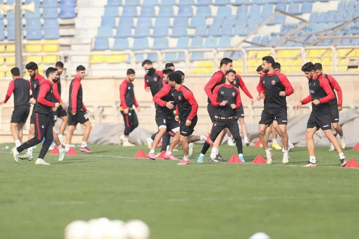 آخرین وضعیت تمرین پرسپولیس پیش از دربی؛ چالش مهاجمان خارجی سرخ