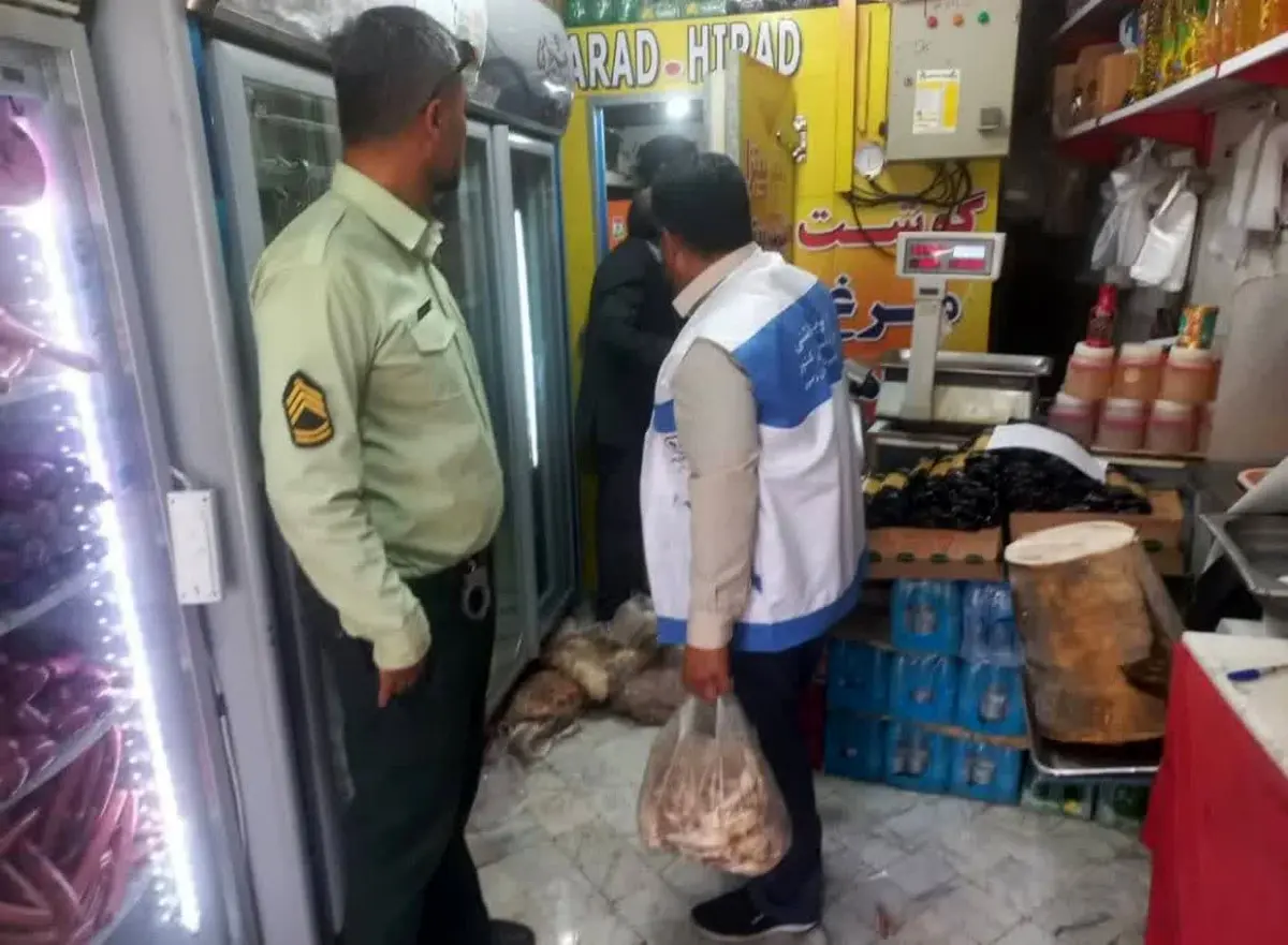 جمع آوری ۲۸۰ کیلوگرم گوشت فاسد از یک فروشگاه در نیشابور