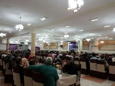 گردهمایی ستاد مردمی روحانی در قم برگزار شد