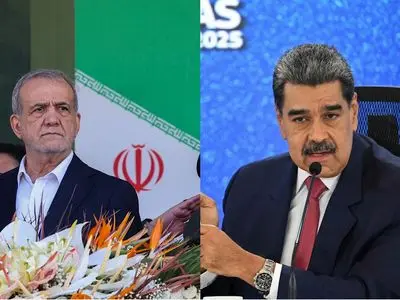 بزشكيان للرئيس الفنزويلي: تحرّكات واشنطن في الكاريبي غير قانونية