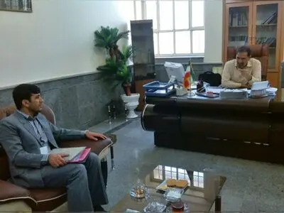 دیدار سرپرست اداره کتابخانه‌های عمومی اندیمشک با بخشدار الوار گرمسیری