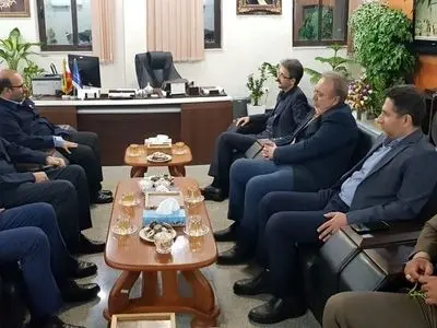 مدیرعامل شرکت فولاد خوزستان با سرپرست سازمان صمت خوزستان دیدار نمود 