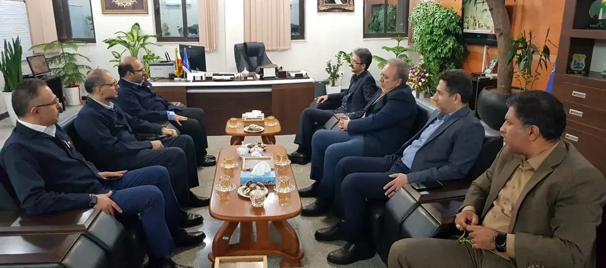 مدیرعامل شرکت فولاد خوزستان با سرپرست سازمان صمت خوزستان دیدار نمود 