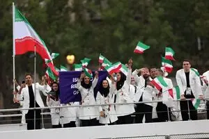 حضور ایران در مراسم افتتاحیه المپیک 2024(ویدیو)