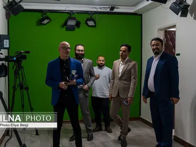 حضور دبیرکل و اعضای حزب ندای ایرانیان در خبرگزاری ایلنا مرکز قزوین