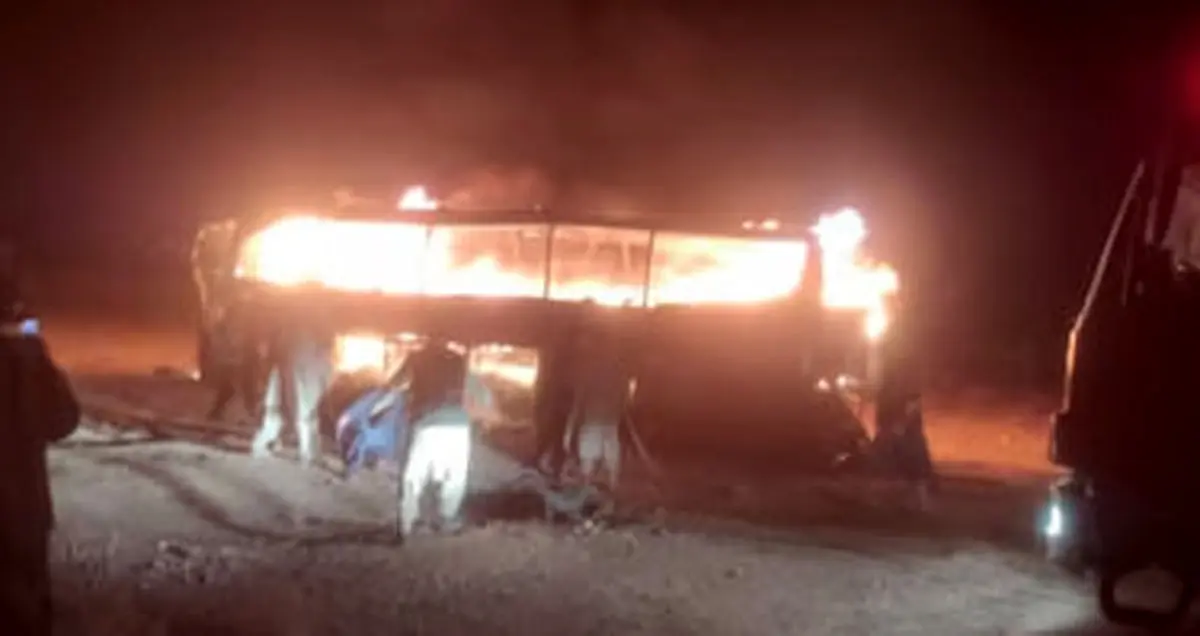 ۷۱ کشته در  حادثه تصادف اتوبوس در افغانستان