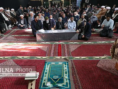 مراسم تشییع پیکر آیت الله عباسعلی اختری