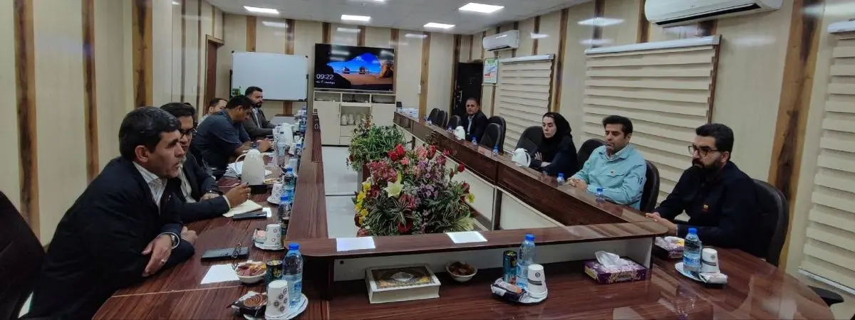 دیدار معاون سرمایه انسانی شرکت گهر زمین با معاون منابع انسانی و امور اجتماعی شرکت فولاد خوزستان