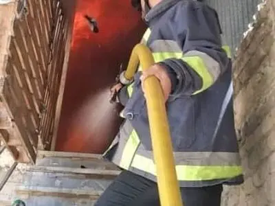 مهار آتش سوزی منزل مسکونی در شوش