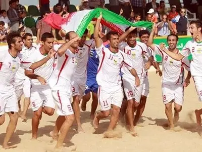 للمرة الاولى ..منتخب ایران للکرة الشاطئیة الخامس عالمیا