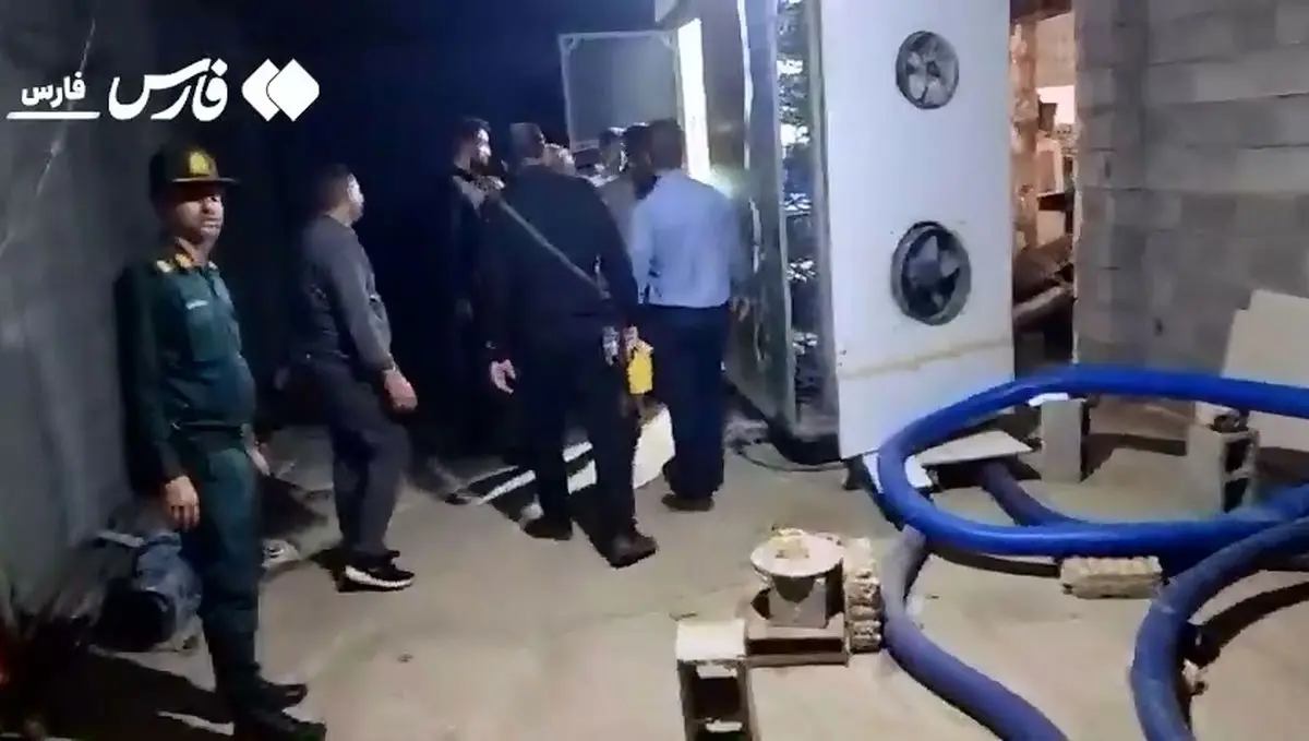 بزرگترین مزرعهٔ استخراج رمز ارز نی‌ریز با مصرفی معادل برق ۱۵۰ خانه کشف شد + فیلم