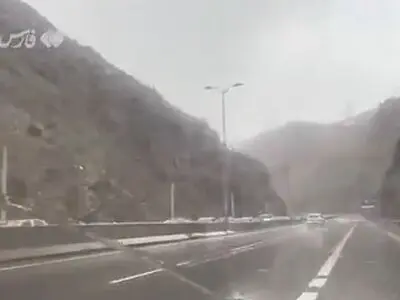 ترافیک چند کیلومتری در آزادراه تهران-شمال + فیلم
