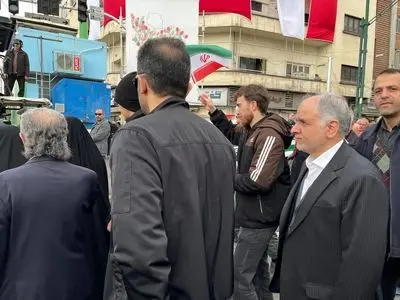 حضور وزیر دادگستری در راهپیمایی ۲۲ بهمن