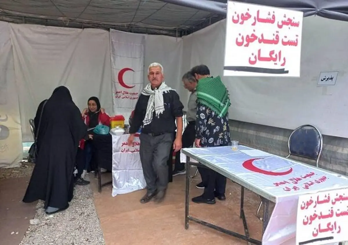 ۷۰۰ زائر اربعین حسینی از خدمات هلال احمر گیلان بهره مند شدند